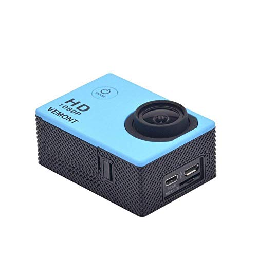 VEMONT Cámara Deportiva 1080P HD Impermeable 30M Pantalla de 2.0 Lente de Gran Angular de 120 Grados Multiples Accesorios para Deportes y Actividades, Buceo, Nadar, Correr, Ciclismo, etc. VEMONT Cámara Deportiva 1080P HD Impermeable 30M Pantalla de 2.0 Lente de Gran Angular de 120 Grados Multiples Accesorios para Deportes y Actividades, Buceo, Nadar, Correr, Ciclismo, etc.