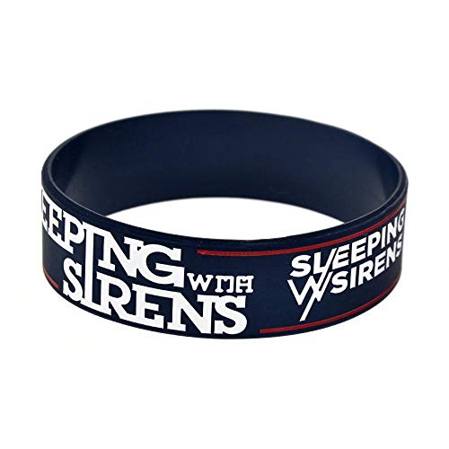 Vempires Pulseras Para Hombres Pulseras De Silicona Sirenas Dormidas Banda Musical 10 PCS Vempires Pulseras Para Hombres Pulseras De Silicona Sirenas Dormidas Banda Musical 10 PCS