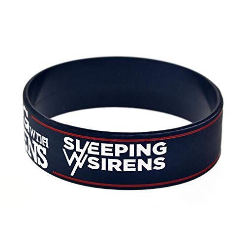 Vempires Pulseras Para Hombres Pulseras De Silicona Sirenas Dormidas Banda Musical 10 PCS Vempires Pulseras Para Hombres Pulseras De Silicona Sirenas Dormidas Banda Musical 10 PCS
