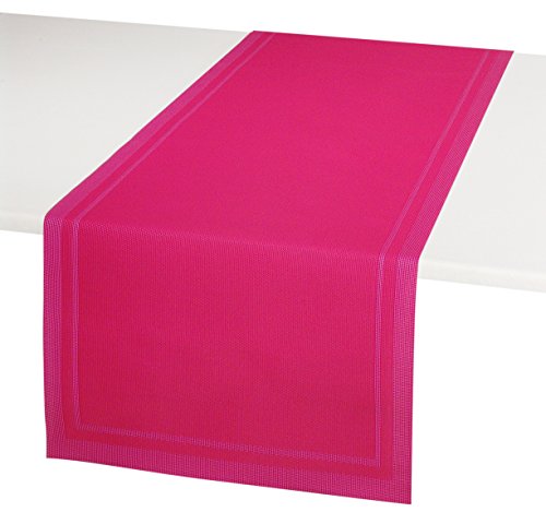 Vent Du Sud chtyucpvcad Yuco Camino de Mesa PVC/poliéster, 46 x 140 cm, PVC, Fucsia, 140x46x0,5 cm