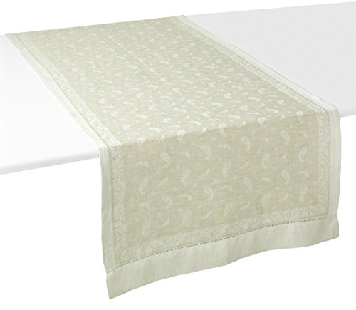 Vent Du Sud Hierbas Camino de Mesa algodón, 100% Lino, Beige, 45 x 145 cm Vent Du Sud Hierbas Camino de Mesa algodón, 100% Lino, Beige, 45 x 145 cm