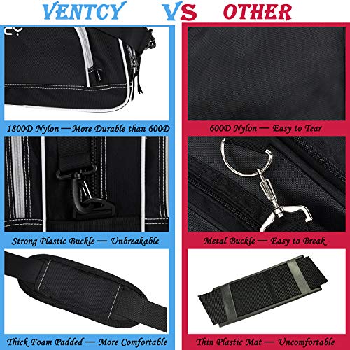 VENTCY Bolsa para Patines, Bolsa Patines Adulto, Bolsa Patines Ruedas, Bolsa Patines Línea para Nina, Bolsa Patines 4 Ruedas hasta El Tamaño 45 (EU) Negro VENTCY Bolsa para Patines, Bolsa Patines Adulto, Bolsa Patines Ruedas, Bolsa Patines Línea para Nina, Bolsa Patines 4 Ruedas hasta El Tamaño 45 (EU) Negro