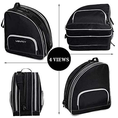 VENTCY Bolsa para Patines, Bolsa Patines Adulto, Bolsa Patines Ruedas, Bolsa Patines Línea para Nina, Bolsa Patines 4 Ruedas hasta El Tamaño 45 (EU) Negro VENTCY Bolsa para Patines, Bolsa Patines Adulto, Bolsa Patines Ruedas, Bolsa Patines Línea para Nina, Bolsa Patines 4 Ruedas hasta El Tamaño 45 (EU) Negro