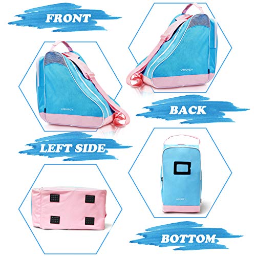 VENTCY Bolsa Patines Línea para Nina, Bolsa para Patines, Bolsa Patines, Bolsa Patines Ruedas, Bolsa Patines 4 Ruedas hasta El Tamaño 43 (EU) VENTCY Bolsa Patines Línea para Nina, Bolsa para Patines, Bolsa Patines, Bolsa Patines Ruedas, Bolsa Patines 4 Ruedas hasta El Tamaño 43 (EU)