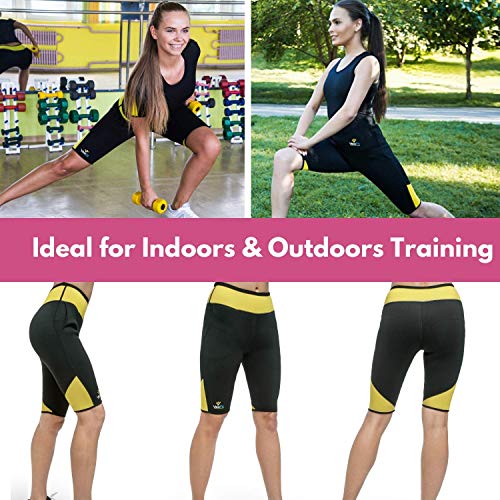 VeoFit Short de Sudoración Adelgazante Talla S – Objetivo Vientre Llano, Muslos Delgados y Nalgas Tonificadas - OFRECIDOS: Funda + Guía per Ponerse en Forma con Programa Fitness y Consejos Nutrición VeoFit Short de Sudoración Adelgazante Talla S – Objetivo Vientre Llano, Muslos Delgados y Nalgas Tonificadas - OFRECIDOS: Funda + Guía per Ponerse en Forma con Programa Fitness y Consejos Nutrición