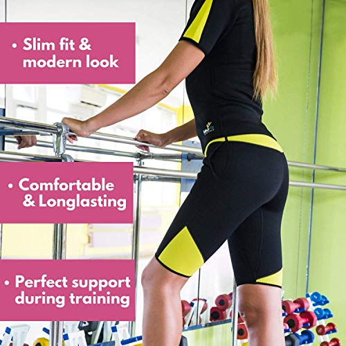 VeoFit Short de Sudoración Adelgazante Talla S – Objetivo Vientre Llano, Muslos Delgados y Nalgas Tonificadas - OFRECIDOS: Funda + Guía per Ponerse en Forma con Programa Fitness y Consejos Nutrición VeoFit Short de Sudoración Adelgazante Talla S – Objetivo Vientre Llano, Muslos Delgados y Nalgas Tonificadas - OFRECIDOS: Funda + Guía per Ponerse en Forma con Programa Fitness y Consejos Nutrición