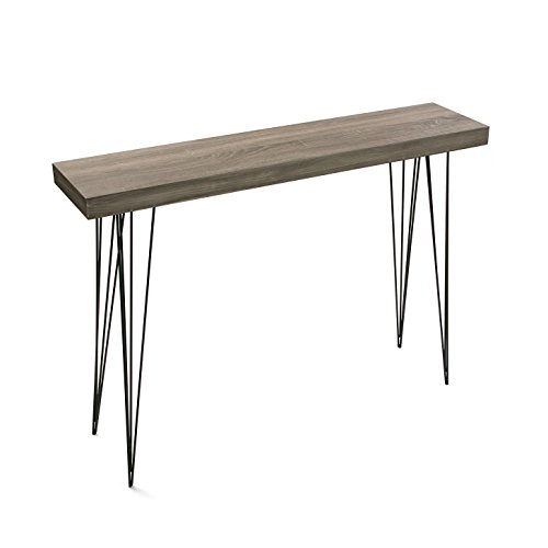 Versa 20361009 Mesa Entrada Madera Color Roble Dallas, 110x80x25, Consola/Cómoda Versa 20361009 Mesa Entrada Madera Color Roble Dallas, 110x80x25, Consola/Cómoda