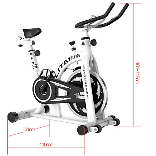 Vertical Ejercicio Bicicletas, Bicicleta Estática Profesional, Formación De Spin Cubierta De Bicicletas, Hogar De La Estancia De Bicicleta De Ejercicios Aparatos De Gimnasia, 115X110x51cm,Amarillo