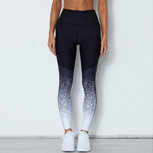 vesliya 2018 Sports Yoga Workout High Waist Running Pants Fitness Elastic Leggings for Women Blue XL vesliya 2018 Sports Yoga Workout High Waist Running Pants Fitness Elastic Leggings for Women Blue XL