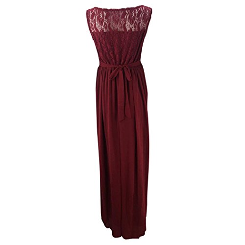 Vestido Premamá, Largo de Encaje de Mujer Embarazada, de Maternidad Apoyos de fotografía Ropa Larga Maternidad y de Lactancia (Vino Rojo, L) Vestido Premamá, Largo de Encaje de Mujer Embarazada, de Maternidad Apoyos de fotografía Ropa Larga Maternidad y de Lactancia (Vino Rojo, L)