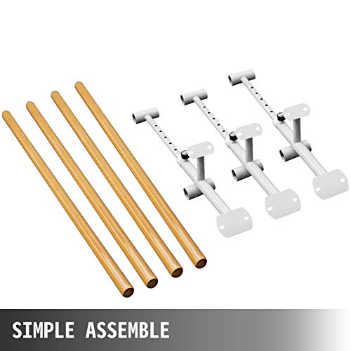 VEVOR Barra de Ballet 4M, Barras de Ballet 4M, Barra Ballet Doble, Barra Ballet para Montar en Pared, Barra de Ballet Color Blanco, Altura Ajustable, para Hogar, Escuela, Estudio de Baile y Gimnasio VEVOR Barra de Ballet 4M, Barras de Ballet 4M, Barra Ballet Doble, Barra Ballet para Montar en Pared, Barra de Ballet Color Blanco, Altura Ajustable, para Hogar, Escuela, Estudio de Baile y Gimnasio