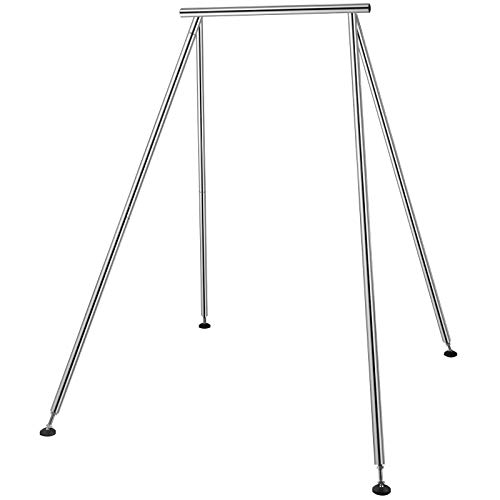 VEVOR Columpio de Yoga con Tela Elástica de Yoga Hamaca de Yoga de Tubo de Acero Yoga Aéreo de Carga Máxima 250 kg Soporte para Pilates Marco de Yoga Aéreo Portátil para Interiores y Exteriores