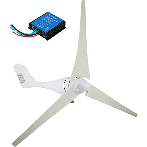 VEVOR Generador de Turbina de Viento 400 W 12 V Turbina de Viento con 3 Palas Velocidad Nominal de 800 r/min Aerogenerador de Controlador de Carga DC 12 V con Cojinetes Dobles para Carreteras y Barcos VEVOR Generador de Turbina de Viento 400 W 12 V Turbina de Viento con 3 Palas Velocidad Nominal de 800 r/min Aerogenerador de Controlador de Carga DC 12 V con Cojinetes Dobles para Carreteras y Barcos