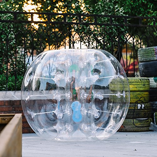 VEVOR Inflatable Bumper Ball Diameter 1.2 M 1.5 M Bumper Bubble Balls 0.8 mm PVC Bubble Soccer Ball transparente Material Zorb Ball For Adults and Kids, 1.5M 1 Pièces
