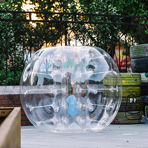 VEVOR Inflatable Bumper Ball Diameter 1.2 M 1.5 M Bumper Bubble Balls 0.8 mm PVC Bubble Soccer Ball transparente Material Zorb Ball For Adults and Kids, 1.5M 1 Pièces VEVOR Inflatable Bumper Ball Diameter 1.2 M 1.5 M Bumper Bubble Balls 0.8 mm PVC Bubble Soccer Ball transparente Material Zorb Ball For Adults and Kids, 1.5M 1 Pièces