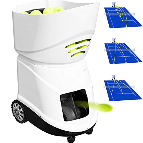 VEVOR Máquina de Pelota para Tenis Portátil Servicio Ligero de Pelota para Tenis Maquina para Tenis Adecuado para Profesionales y Principiantes VEVOR Máquina de Pelota para Tenis Portátil Servicio Ligero de Pelota para Tenis Maquina para Tenis Adecuado para Profesionales y Principiantes