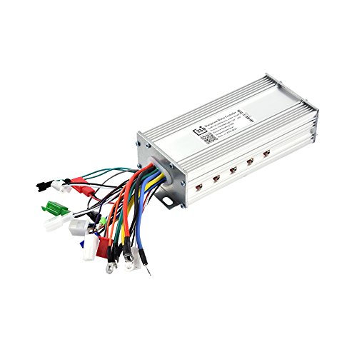 VGBEY Controlador sin escobillas del Motor, 36V / 48V 1000W Aleación de Aluminio sin escobillas eléctrico Controlador de Onda sinusoidal para Bicicleta eléctrica E-Bike Scooter