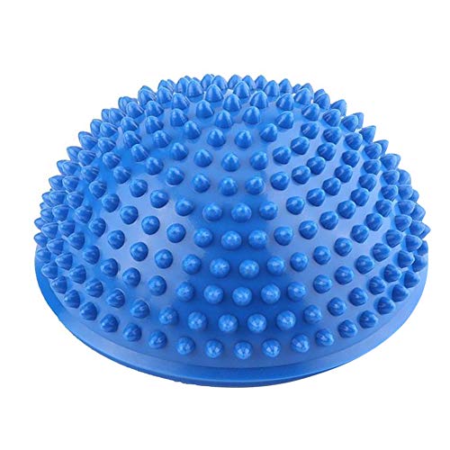 VGEBY Pelota de masaje de pies, antideslizante de media bola, esterilla de masaje para ejercicio, balance, puntos puntiagudos para gimnasio, yoga, pilates (azul) VGEBY Pelota de masaje de pies, antideslizante de media bola, esterilla de masaje para ejercicio, balance, puntos puntiagudos para gimnasio, yoga, pilates (azul)