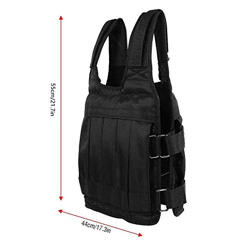 VGEBY1 Chalecos de Peso, Chaqueta de Entrenamiento de Fuerza 50 KG Pesos extraíbles Chaleco de Gimnasia para Entrenamiento de Velocidad, Entrenamiento Funcional, Levantamiento de Pesas