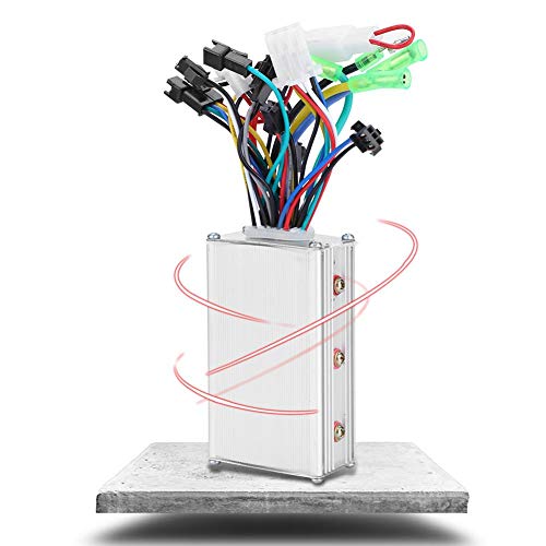 VGEBY1 Controlador de Bicicleta eléctrica, Controlador de Scooter eléctrico con Panel de Control de Pantalla LCD y Accesorio de Interruptor de Cambio para Scooter eléctrico(24V) VGEBY1 Controlador de Bicicleta eléctrica, Controlador de Scooter eléctrico con Panel de Control de Pantalla LCD y Accesorio de Interruptor de Cambio para Scooter eléctrico(24V)