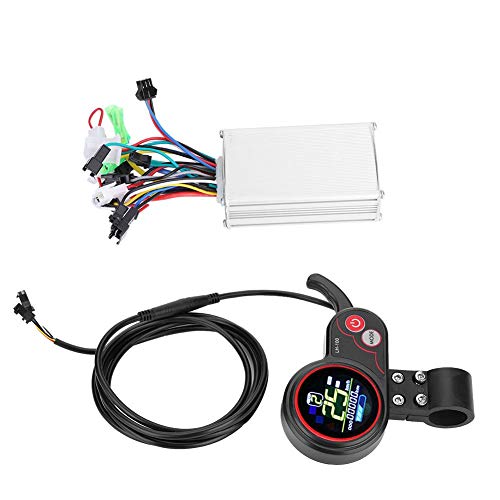 VGEBY1 Controlador de Bicicleta eléctrica, Controlador de Scooter eléctrico con Panel de Control de Pantalla LCD y Accesorio de Interruptor de Cambio para Scooter eléctrico(24V) VGEBY1 Controlador de Bicicleta eléctrica, Controlador de Scooter eléctrico con Panel de Control de Pantalla LCD y Accesorio de Interruptor de Cambio para Scooter eléctrico(24V)