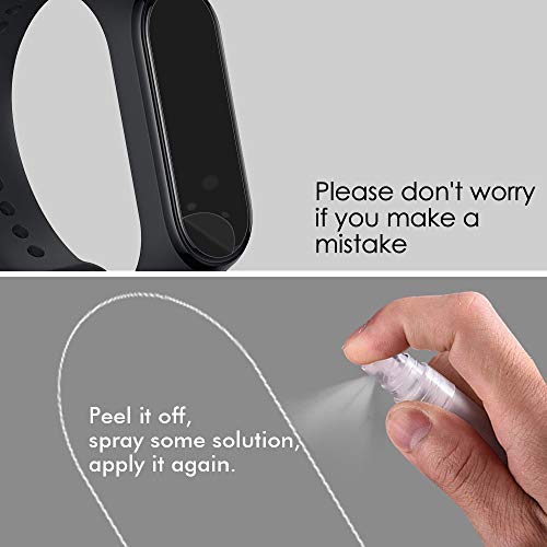 VGUARD [6 Unidades] Protector de Pantalla para Xiaomi Mi Band 5 / Xiaomi Mi Band 4 / Huami Amazfit Band 5, [líquida Instalar] [No Burbujas] HD Transparente TPU Suave láminas Protectora