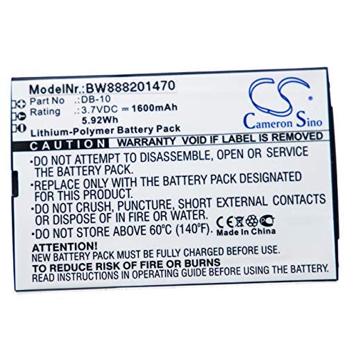 vhbw Batería compatible con Canon Wordtank Z400, Z410, Z800, Z900 diccionario electrónico (1600mAh, 3,7V, polímero de litio) vhbw Batería compatible con Canon Wordtank Z400, Z410, Z800, Z900 diccionario electrónico (1600mAh, 3,7V, polímero de litio)
