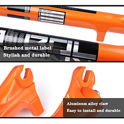 VHHV 26" 27.5" 29" Aleación de Magnesio Horquilla de Aire Suspensión Montaña Bicicleta MTB Tenedor Bloqueo Manual/Bloqueo Remoto - Naranja Absorber (Color : Manual Lockout, Size : 26 Inch) VHHV 26" 27.5" 29" Aleación de Magnesio Horquilla de Aire Suspensión Montaña Bicicleta MTB Tenedor Bloqueo Manual/Bloqueo Remoto - Naranja Absorber (Color : Manual Lockout, Size : 26 Inch)