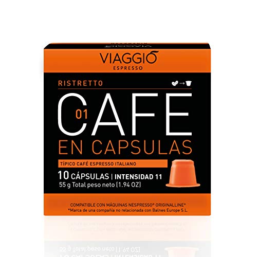 Viaggio Espresso Cápsulas de café compatibles con máquinas Nespresso Selección clásica (60 Cápsulas) Viaggio Espresso Cápsulas de café compatibles con máquinas Nespresso Selección clásica (60 Cápsulas)