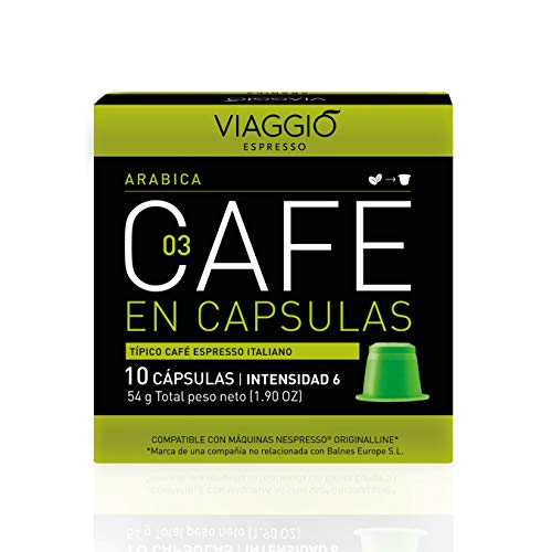 Viaggio Espresso Cápsulas de café compatibles con máquinas Nespresso Selección clásica (60 Cápsulas) Viaggio Espresso Cápsulas de café compatibles con máquinas Nespresso Selección clásica (60 Cápsulas)