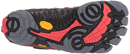 Vibram Fivefingers V-Train, Zapatillas de Deporte Hombre, Gris (Grey/Black/Red Grey/Black/Red), 47 EU