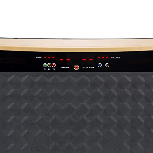VibroSlim Plataforma vibratoria Ultra Pro – Oscilante, Pantalla LED, 4 programas predefinidos, 180 Niveles de Intensidad/Velocidad. Garantía 3 años (Dorado) VibroSlim Plataforma vibratoria Ultra Pro – Oscilante, Pantalla LED, 4 programas predefinidos, 180 Niveles de Intensidad/Velocidad. Garantía 3 años (Dorado)
