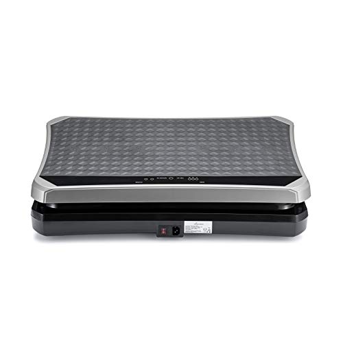 VibroSlim Plataforma vibratoria Ultra Pro – Oscilante, Pantalla LED, 4 programas predefinidos, 180 Niveles de Intensidad/Velocidad. Garantía 3 años (Plata) VibroSlim Plataforma vibratoria Ultra Pro – Oscilante, Pantalla LED, 4 programas predefinidos, 180 Niveles de Intensidad/Velocidad. Garantía 3 años (Plata)
