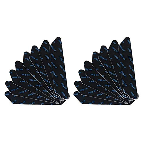Vicloon Pinzas para Alfombras, 16 PCS Antideslizante Alfombra Pinzas, Reutilizable und Lavable Bases Antideslizantes para Alfombras, para Interiores y Exteriores- 2 Sizes, Negro Vicloon Pinzas para Alfombras, 16 PCS Antideslizante Alfombra Pinzas, Reutilizable und Lavable Bases Antideslizantes para Alfombras, para Interiores y Exteriores- 2 Sizes, Negro