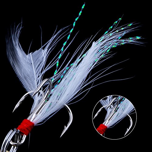 Vicloon Señuelos de Pesca, 120 Piezas Kits de Señuelos Pesca Accesorios Cebos Artificiales Articulos de Pesca Incluido la Caja Tackle, Ganchos, Tijeras, Cebos, Popper, Grillos y más