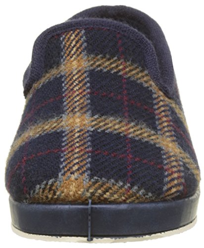 Victoria Copete Cuadros F/Picos, Zapatillas de Estar por casa Mujer, Bleu Marino, 37 EU Victoria Copete Cuadros F/Picos, Zapatillas de Estar por casa Mujer, Bleu Marino, 37 EU