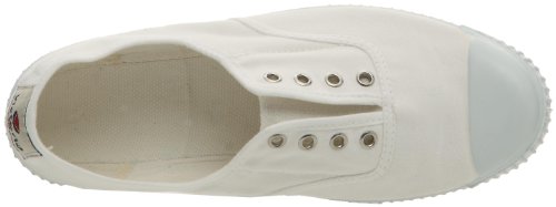 Victoria Inglesa Elastico Tenido Punt - Zapatillas de deporte de tela para mujer, Blanc (20 Blanco), 36