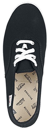 Victoria Inglesa Lona 6613, Zapatillas de Tela Unisex, Negro, 38