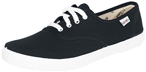 Victoria Inglesa Lona 6613, Zapatillas de Tela Unisex, Negro, 38