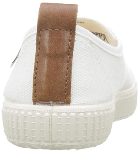 Victoria Nuevo 1915 Inglesa Tirador Piel, Zapatillas Unisex Niños, Marfil (Crudo 21), 35 EU