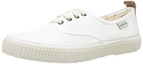 Victoria Nuevo 1915 Inglesa Tirador Piel, Zapatillas Unisex Niños, Marfil (Crudo 21), 35 EU