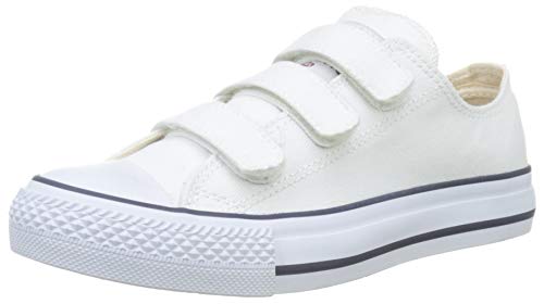 Victoria Tribu Velcros Lona, Zapatillas Unisex Adulto, Blanco (Blanco 20), 44 EU