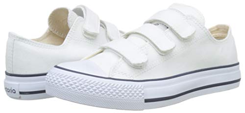 Victoria Tribu Velcros Lona, Zapatillas Unisex Adulto, Blanco (Blanco 20), 44 EU Victoria Tribu Velcros Lona, Zapatillas Unisex Adulto, Blanco (Blanco 20), 44 EU