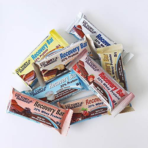 Victory Endurance Recovery Bar Sabor Avellana. Barrita recuperadora con 32% de proteína (12x50 g) Victory Endurance Recovery Bar Sabor Avellana. Barrita recuperadora con 32% de proteína (12x50 g)