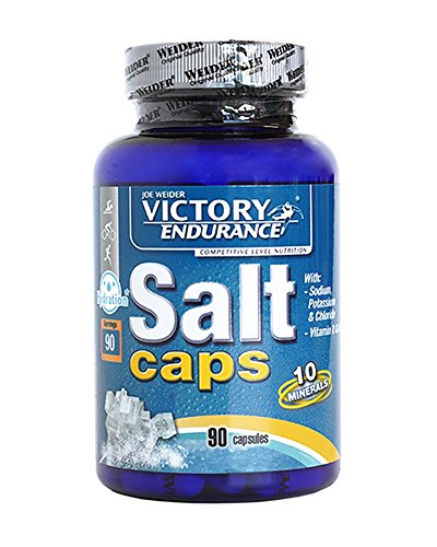 Victory Endurance Salt Caps. 90 capsulas. Con un aporte extra de vitaminas D y B1. Con sodio, potasio, Cloro, Calcio, Hierro, Magnesio, Yodo, Cobre, Manganeso, Selenio. Victory Endurance Salt Caps. 90 capsulas. Con un aporte extra de vitaminas D y B1. Con sodio, potasio, Cloro, Calcio, Hierro, Magnesio, Yodo, Cobre, Manganeso, Selenio.