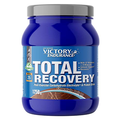 Victory Endurance Total Recovery. Maximiza la recuperación después del entrenamiento. Enriquecido con electrolitos y vitaminas. Sabor Chocolate (1250 g)