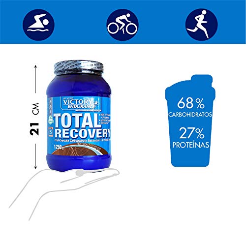 Victory Endurance Total Recovery. Maximiza la recuperación después del entrenamiento. Enriquecido con electrolitos y vitaminas. Sabor Chocolate (1250 g) Victory Endurance Total Recovery. Maximiza la recuperación después del entrenamiento. Enriquecido con electrolitos y vitaminas. Sabor Chocolate (1250 g)