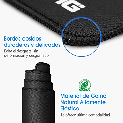 VicTsing Alfombrillas de Ratón, Alfombra Ratón para Gaming y Oficina XXL (800 X 400 X 2.5 mm) para PC Laptop iMac MacBook Microsof (Negro) VicTsing Alfombrillas de Ratón, Alfombra Ratón para Gaming y Oficina XXL (800 X 400 X 2.5 mm) para PC Laptop iMac MacBook Microsof (Negro)