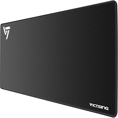VicTsing Alfombrillas de Ratón, Alfombra Ratón para Gaming y Oficina XXL (800 X 400 X 2.5 mm) para PC Laptop iMac MacBook Microsof (Negro) VicTsing Alfombrillas de Ratón, Alfombra Ratón para Gaming y Oficina XXL (800 X 400 X 2.5 mm) para PC Laptop iMac MacBook Microsof (Negro)