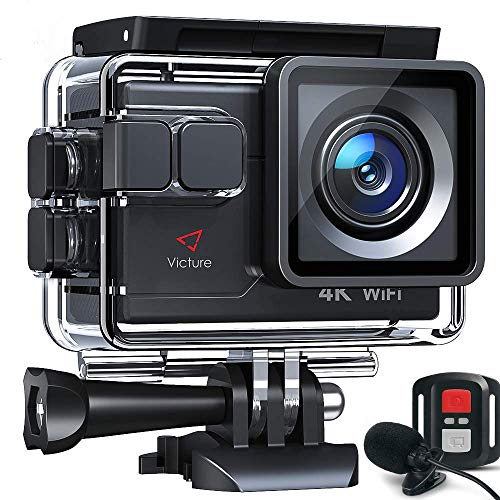 Victure AC700 Cámara Deportiva 4K Wi-Fi 20MP (Cámara de Accion Acuatica de 40M con Control Remoto y Micrófono Externo Funciones EIS Anti-Vibración y Slow Motion) Victure AC700 Cámara Deportiva 4K Wi-Fi 20MP (Cámara de Accion Acuatica de 40M con Control Remoto y Micrófono Externo Funciones EIS Anti-Vibración y Slow Motion)